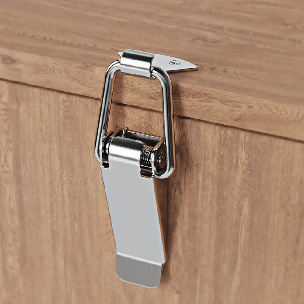 304 Stainless Steel Toggle Latch Heavy Duty Catch Clamp For Wooden Box Case Tool Chest Cabinet Fastener Hardware Closure