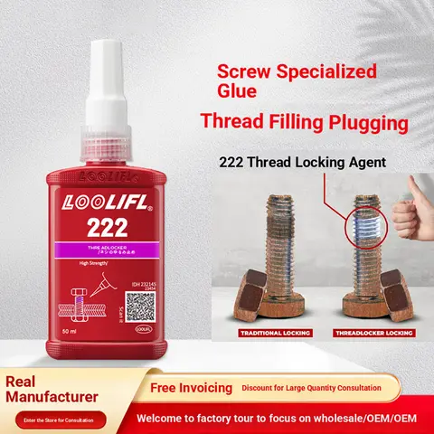 222 Loctite Thread Locking Adhesive for Screws And Bolts Rust And Leak Proof for Mechanical Maintenance And DIY Projects