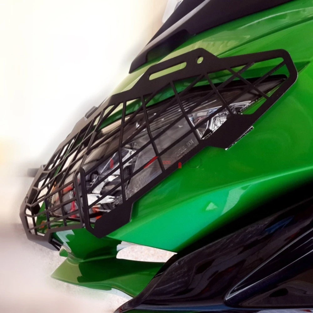 For Kawasaki VERSYS 1000 650 KLE1000 Ninja 300 R Motorcycle Accessories Headlight Guard Grille Cover Protection Modification