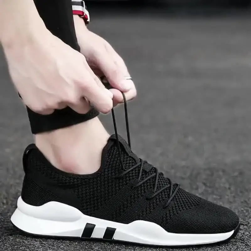 New men\'s casual shoes Outdoor Breathable Walking sports shoes Male Anti-slip Running Shoes Versatile trendy men Sneaker Homme