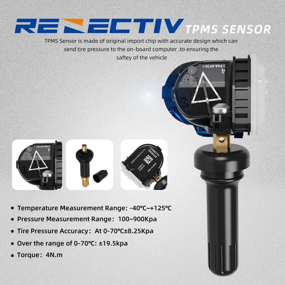 

ДЛЯ 2020-2025 CHEVROLET EQUINOX TPMS 433 МГц Датчик давления воздуха CHEVROLET ДАТЧИК давления воздушного давления в шинах 13516165 13598773