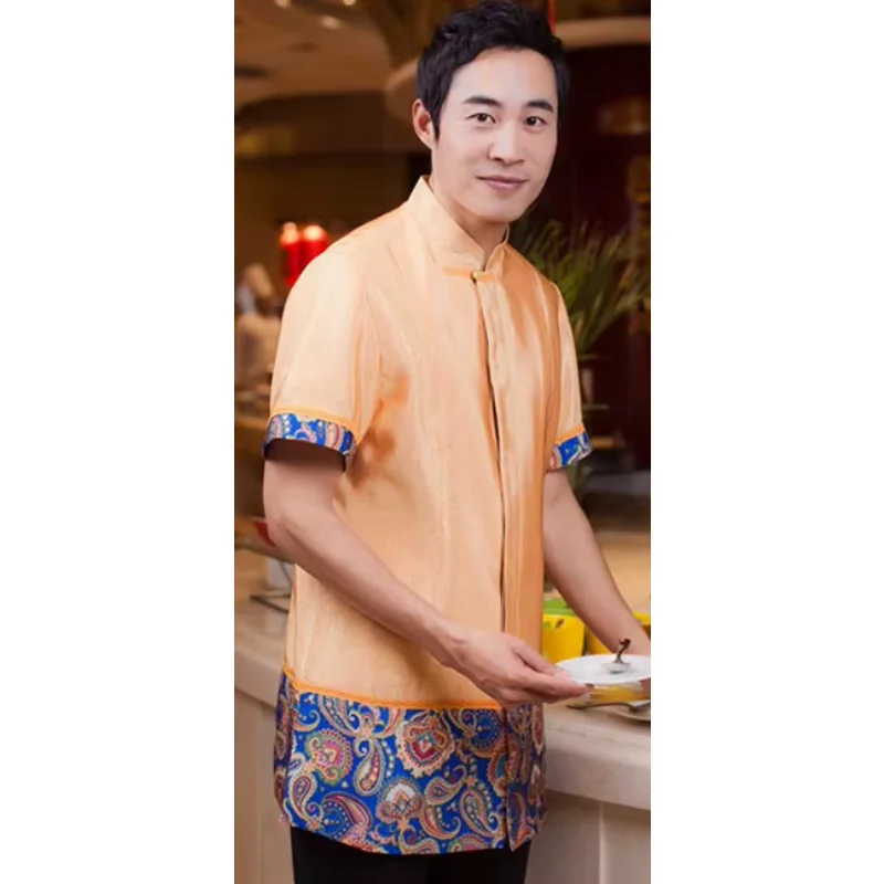 Hotel Work Clothes Southeast Asia Thai Health Beauty Salon SPA Technician Clothes Thailand Waiter Steward Attendant Workwear Men