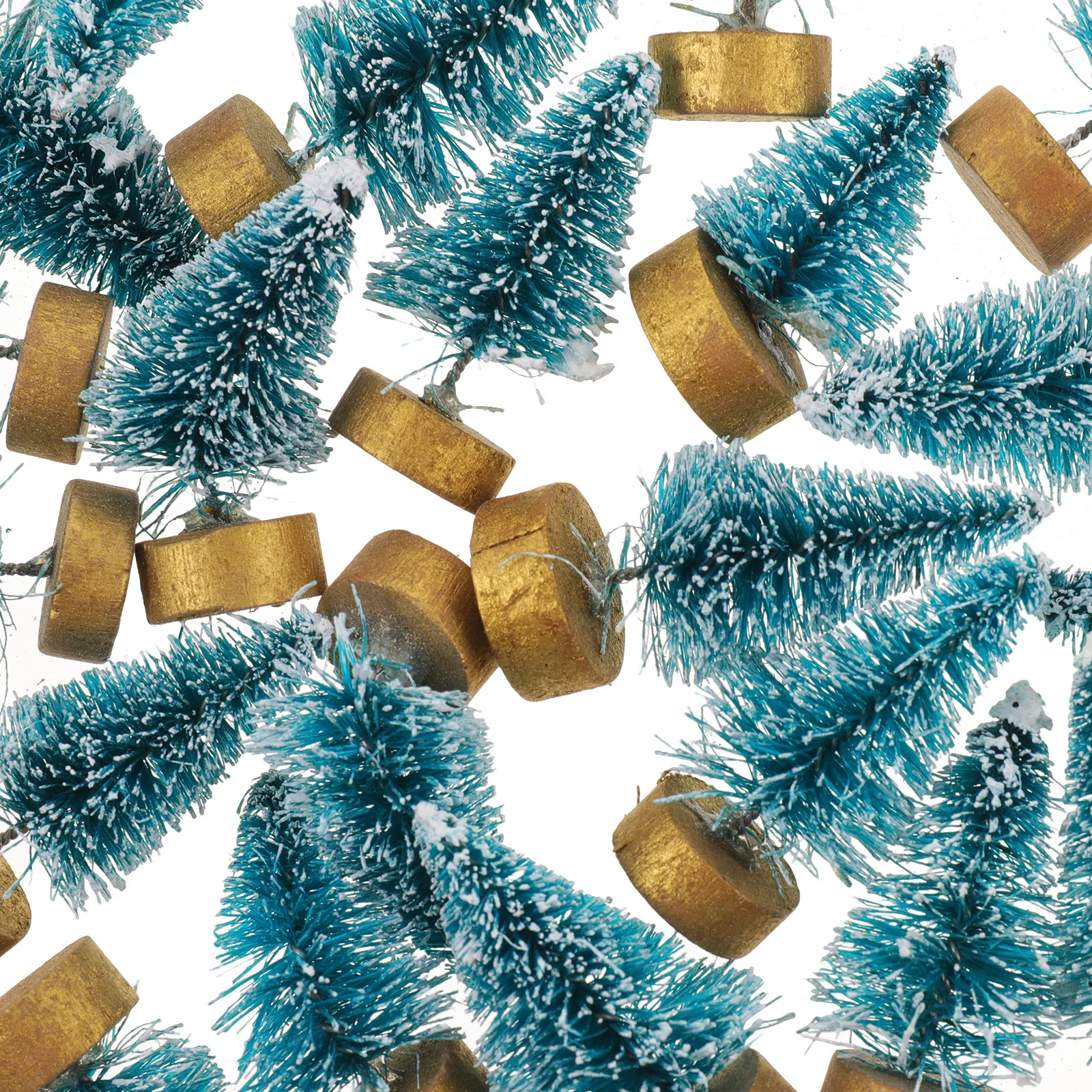 

24Pcs Mini Christmas Tree Decor Classic Theme Reusable Holiday Centerpiece for Table Cabinet Decor Christmas Adornment Set