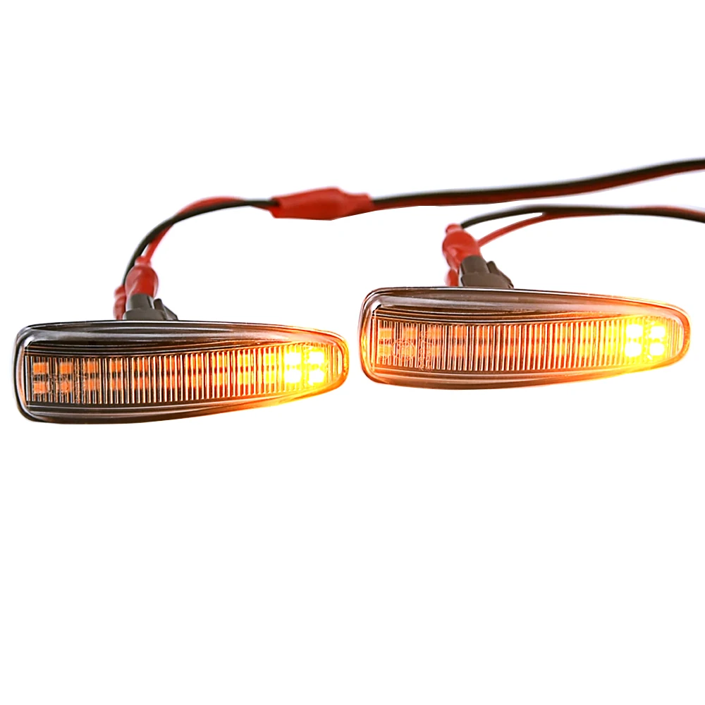 Dynamic Side Marker Turn Signal Flashing Lights For Mitsubishi Lancer / Evolution X 2008-2018 (Evo X) OEM Part# 8351A001