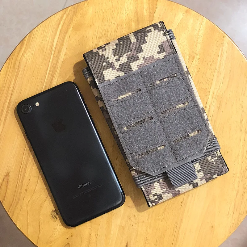 Pochette de téléphone Molle d'extérieur, sac de taille tactique, Camping randonnée accessoires de chasse, sac à outils EDC, sacs de sport pour support de téléphone portable