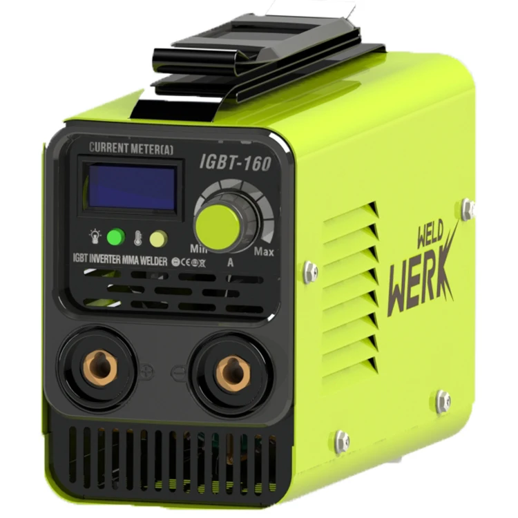 Portable 220V Digital Display Mma Manual Metal Arc Welders Soldadora Inverter IGBT DC Mini Mma Welder Welding Machine for Sale