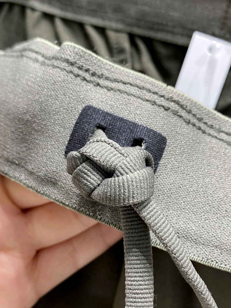 Celana Panjang Pria Outdoor Olahraga Kasual Model Lurus Bahan Campuran Nilon Poliester, Cepat Kering, Bernapas, Elastis, Tahan Air, Trendi Musim Panas