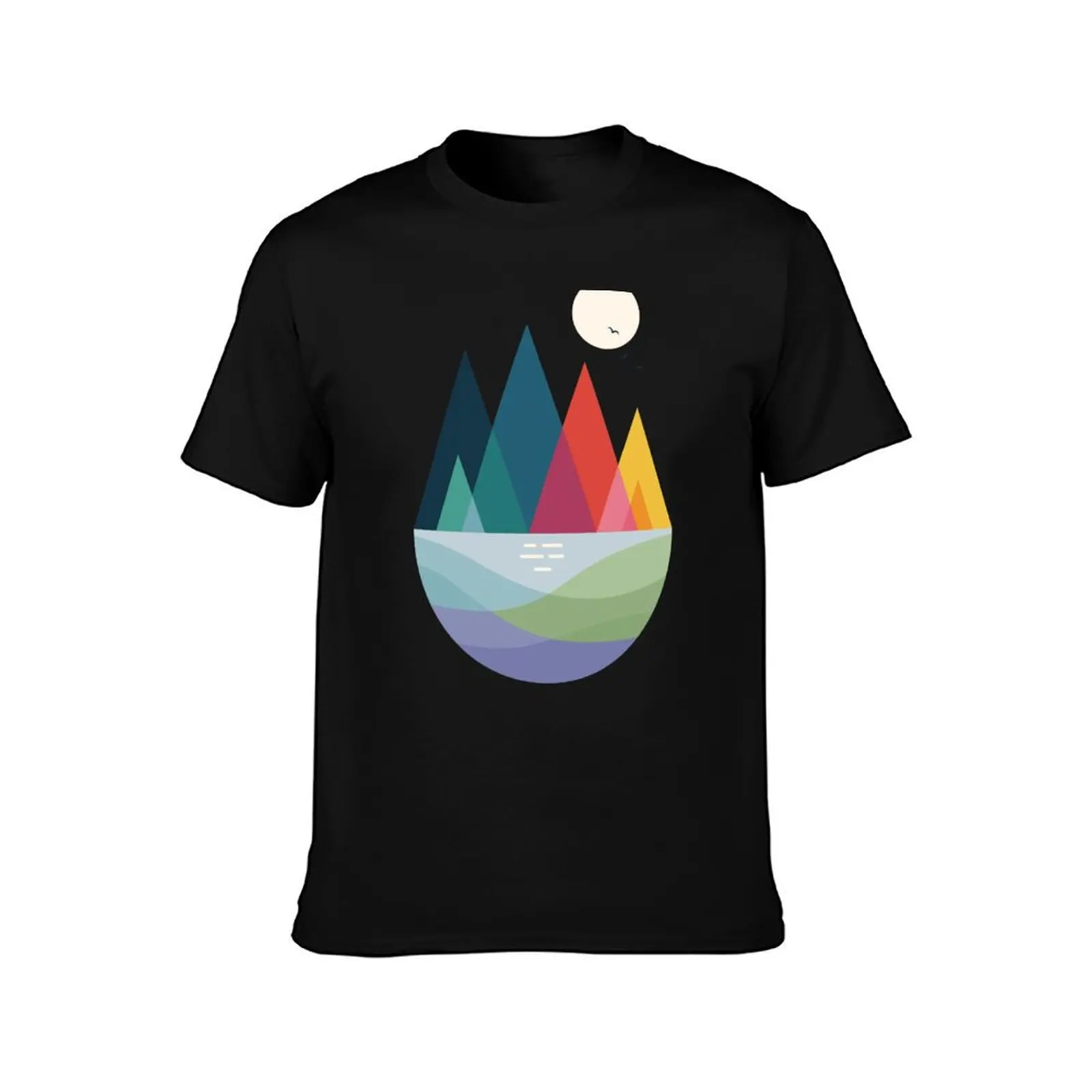 Somewhere T-Shirt Fashion Print Casual Short Sleeve T-Shirt