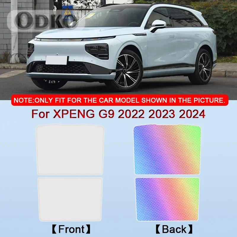 

Автомобильный зажим для люка на крыше, слепая затеняющая крышка, красочный ледяной кристалл, солнцезащитный козырек на крышу, аксессуар для XPENG G9 2022 2023 2024