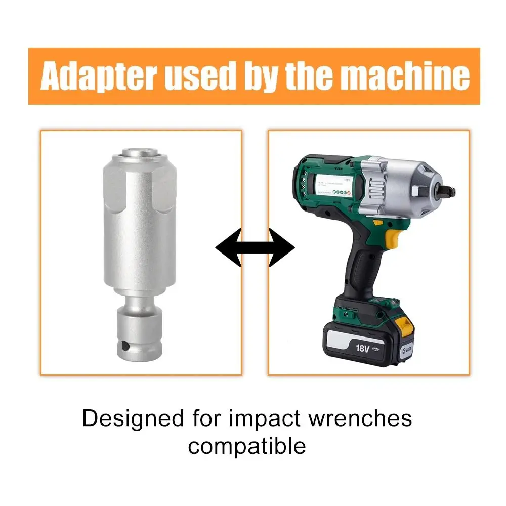 

Converts To SDS-Plus Impact Wrench Adapter Square Interface Changed Electric Wrench Conversion Head Electric Hammer Converter