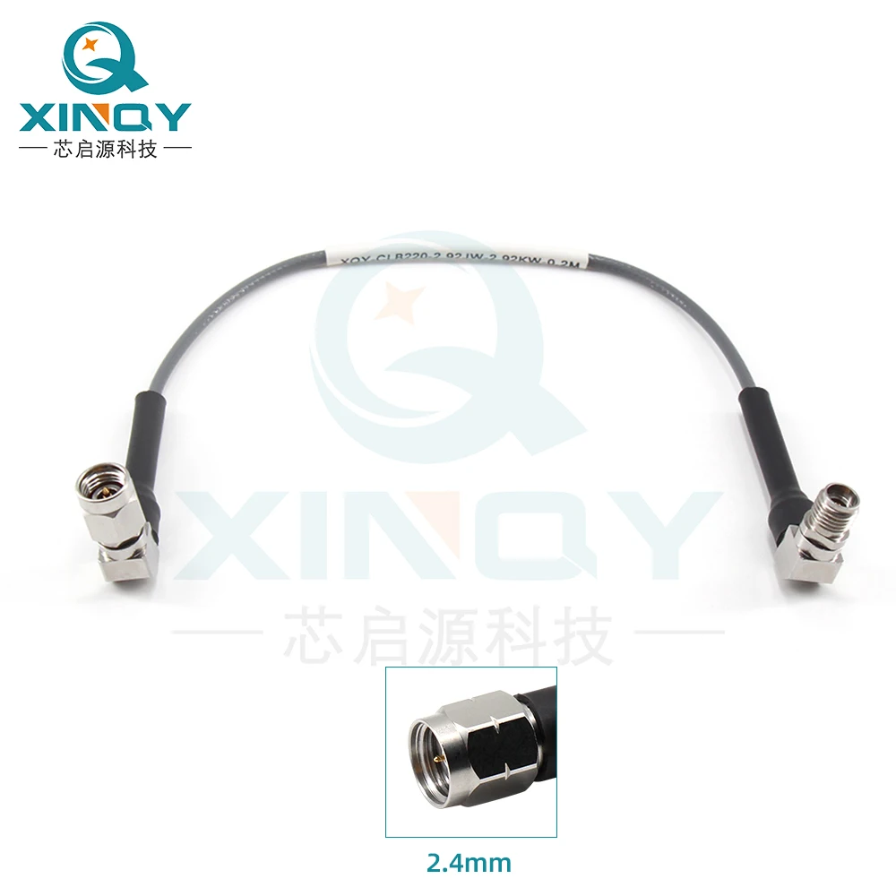 Low Loss Stable Phase RF Cable 50G Millimeter Wave Test Cable Assembly 2.4mm Connector