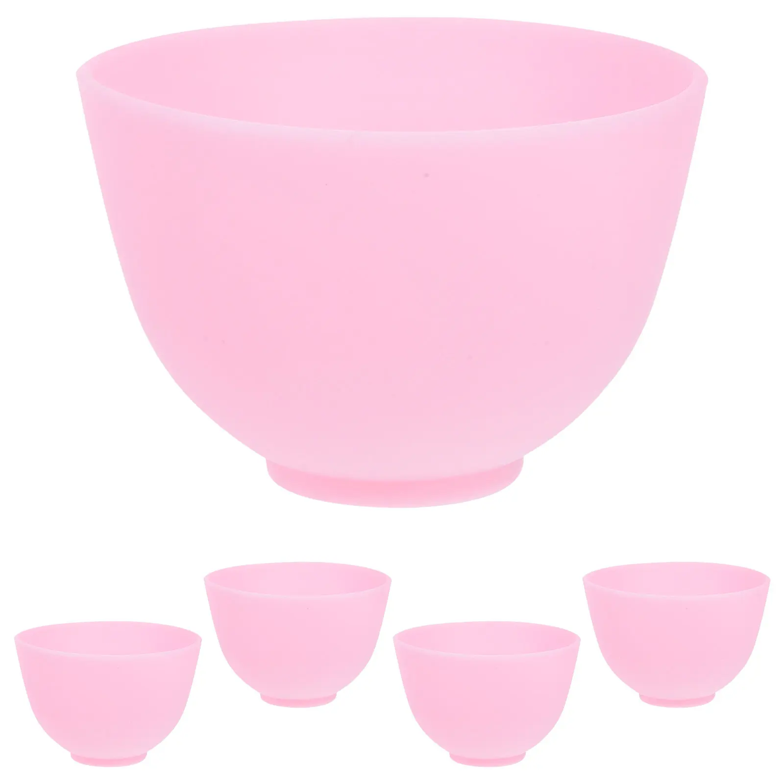 5Pcs Silicone Face Mask Mixing Bowl Premium DIY Skincare Tool Makeup Mixing Container Beauty Salon Supplies - view 6