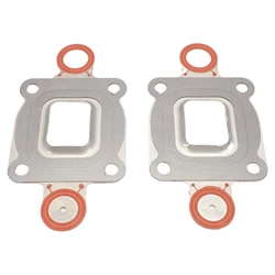 2Pack Restrictor Elbow Gasket 27-864850A02 For Mercruiser Stern Drive 4.3 5.0 5.7 L 864850A02 27-864850A1 Replace Sierra 18-0722