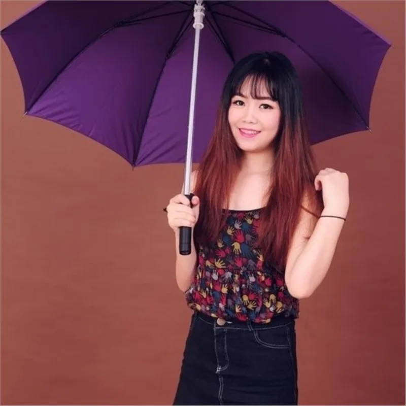 Creative Luminous Umbrella LED Lighting Umbrella Night Signal Umbrella Stage Prop Tool Umbrella Sun/Rain Dual Use Umbrella ZG943