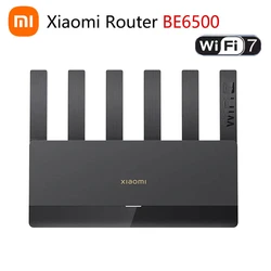 Xiaomi Router BE6500 Quad Nucleus wifi7 6500Mbps 2.5G Ethernet Port Dual Frequency 2.4/5GHz 6 Independent Signal Amplifiers Mesh