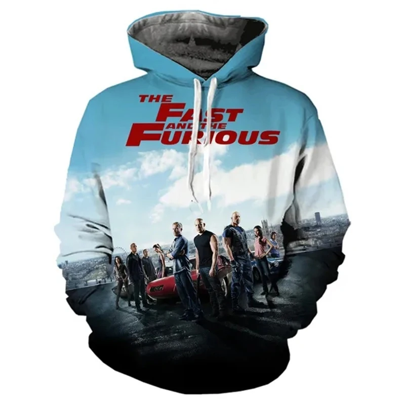 Fast And Furious 3D Print Hoodies Men Women Casual Streetwear Oversized Sweatshirts Hoodie Male Pullovers Tracksuit Man Clothing