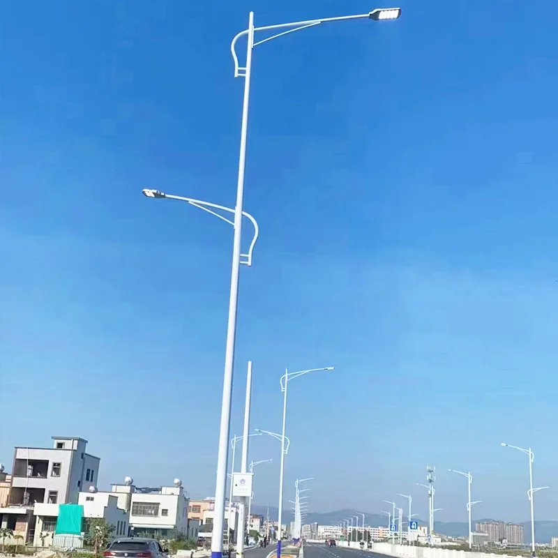 

Outdoor Municipal Street Light Model 6.8m 10.12m Hot-Dip Galvanized Pole Aluminum IP65 Led Street Light for Municipal Projects