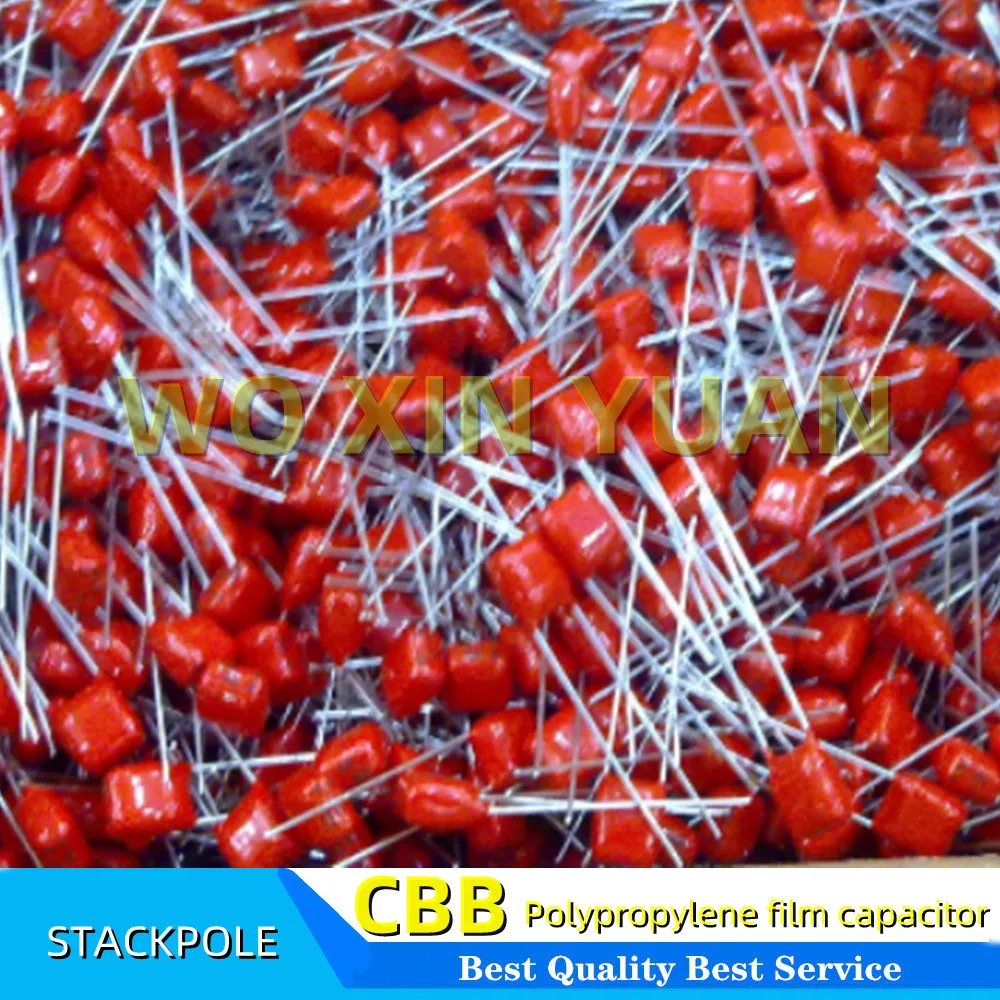 10PCS 450V 630V 2000V  CBB Polypropylene film capacitor 101 103 104 105 125J 221 222 223 224 225 332 333 334