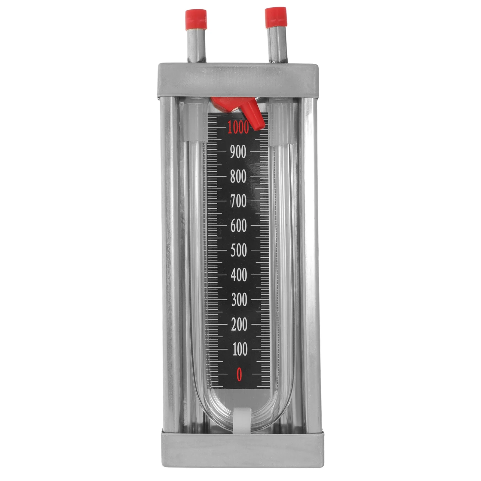 

U Tube Manometer High Precision 0-1000Pa Range Rustproof Stainless Steel Pressure Meter for Lab and Home Testing Accessory