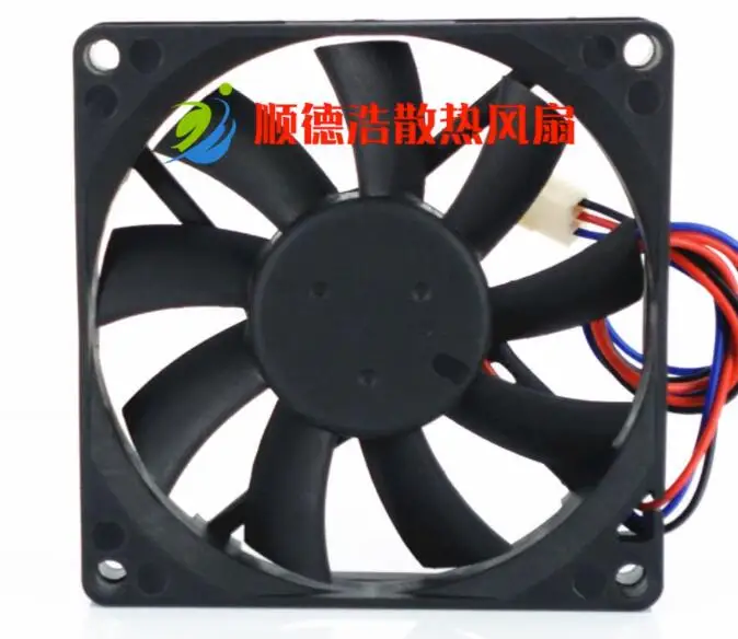 Delta Electronics AFB0812HB F00 DC 12V 0.20A 80X80X20mm 3-Wire Server Cooling Fan