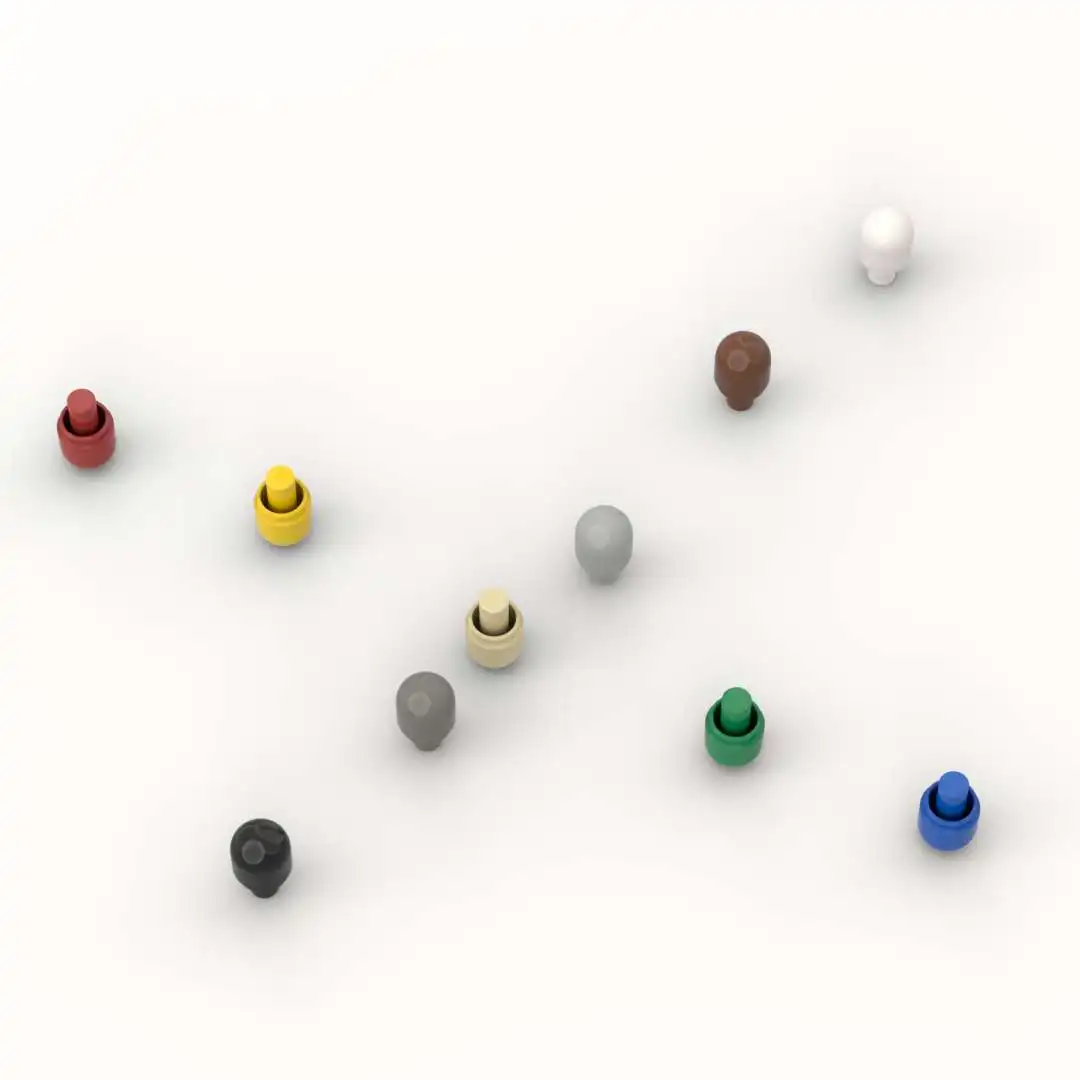 

10PCS Parts Plate 58176 Bar With Light Bulb Cover Building Blocks 100% Compatible DIY Bricks Toys