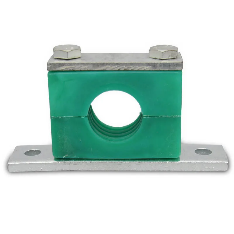 

Plastic Pipe Clamp Heavy Duty with Mounting Hole Fixed Single Hydraulic Oil Tube Steel Iron Cable