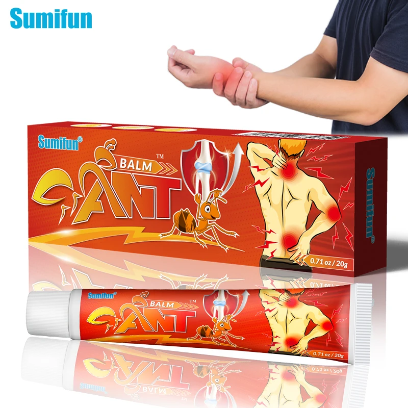 

20g Sumifun Ant Balm Venom Joint Pain Relief Ointment Arthritis Muscle Back Shoulder Neck Waist Analgesic Cream Chinese Medicine