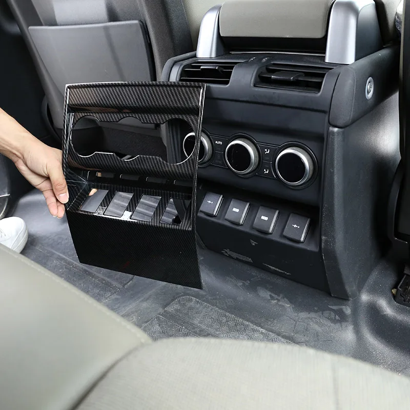 

For Land Rover Defender 110 130 2020-2024 ABS Car Row Air Conditioning Air Outlet Adjustment Anti-kick Panel Car Accessories