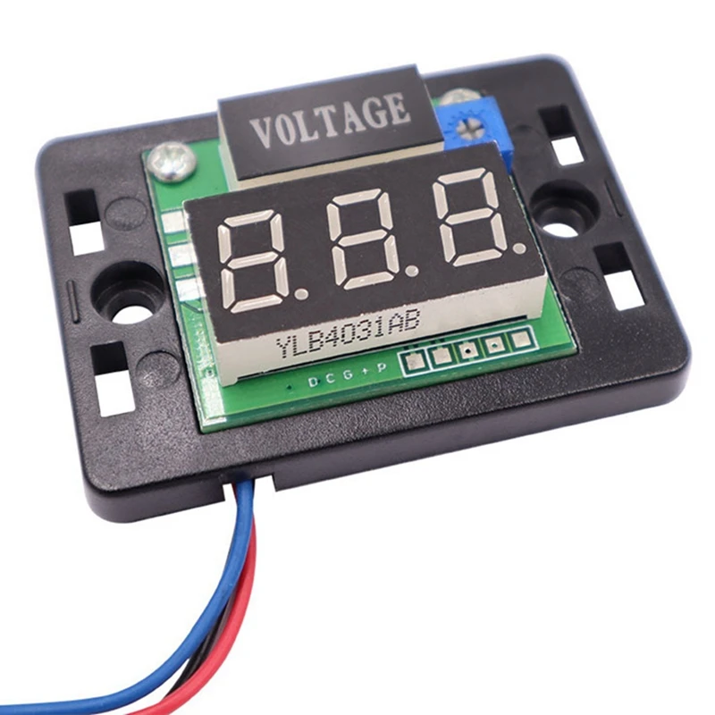 12V Digital Voltmeter Voltage Tester Gauge Bright LED Display For Car Motor RV