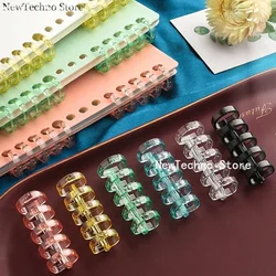 10 Pcs 5 Holes Circles Ring Binding Ring for Loose-leaf Notebook Binder Album Scrapbook Paper Files Spiral Binding Clips
