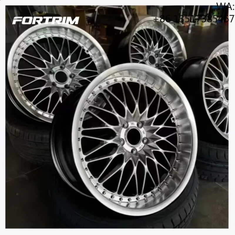 Customized 2-piece Forged Wheels Deep Dish Hot Wheel  18 19 20 21 22 23 24 25 26 Inch 5 6 Bolt Pattern for GMC bmw benz