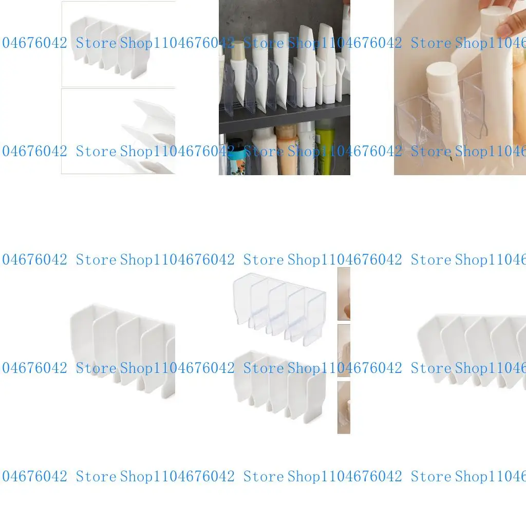 5asd Adhesive Wall Mounted Shelf For Toiletries Skincare Products Easy Installation Multilayer Bathroom Storage Rack