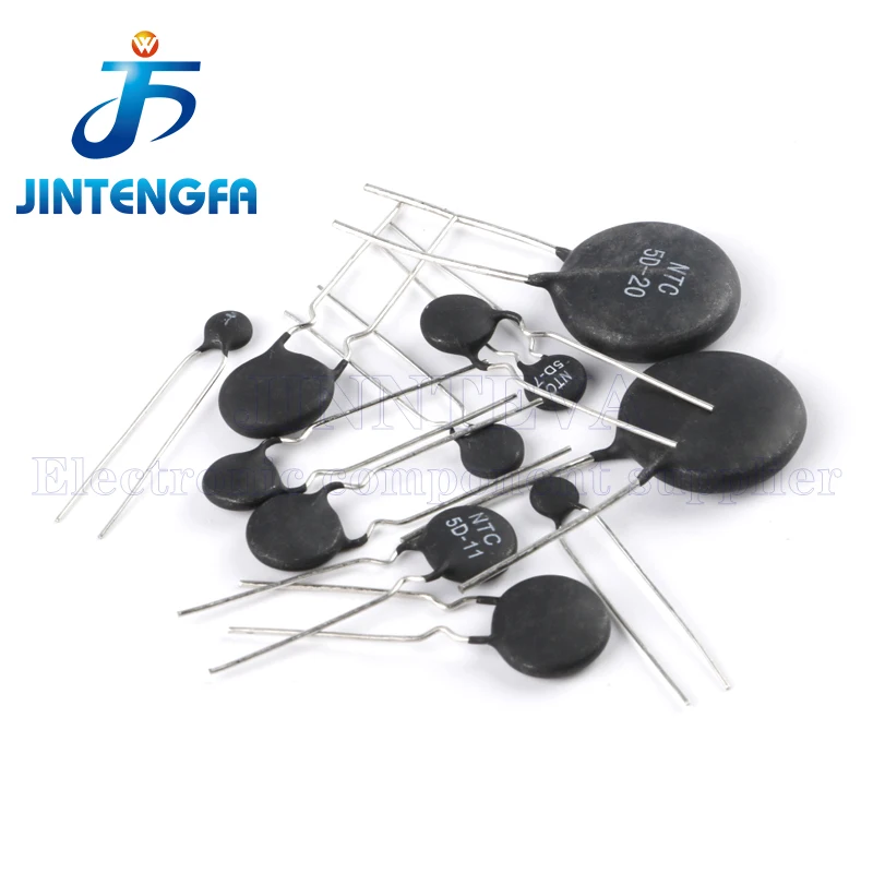 10PCS NTC Thermal Resistor 2.5D 3D 5D 8D 10D 16D 20D 22D 47D -5 -7 -9 -11 -13 -15 -20 R 10Ohm NTC 10D-9 NTC5D-9 NTC3D-9 NTC3D-15