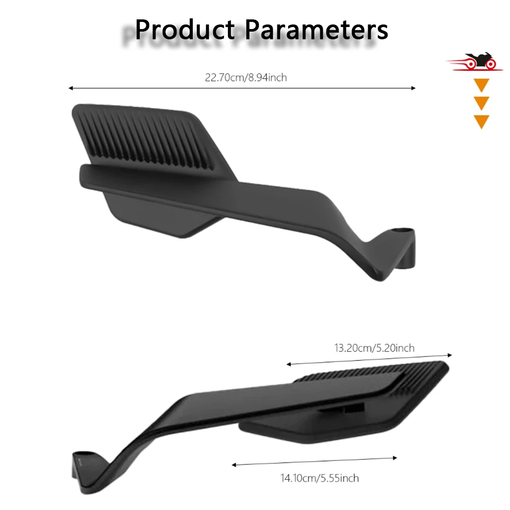 Large Mirror Surface Wings Mirror Motorcycle Rearview Mirror For Keeway Hurricane 50 Vieste K-Light 202 125 RKV RKF 125 Modified