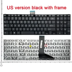 NEW US laptop Keyboard for TOSHIBA SATELLITE L850 L850D P850 L855 L855D L870 L870D US Black/white keyboard