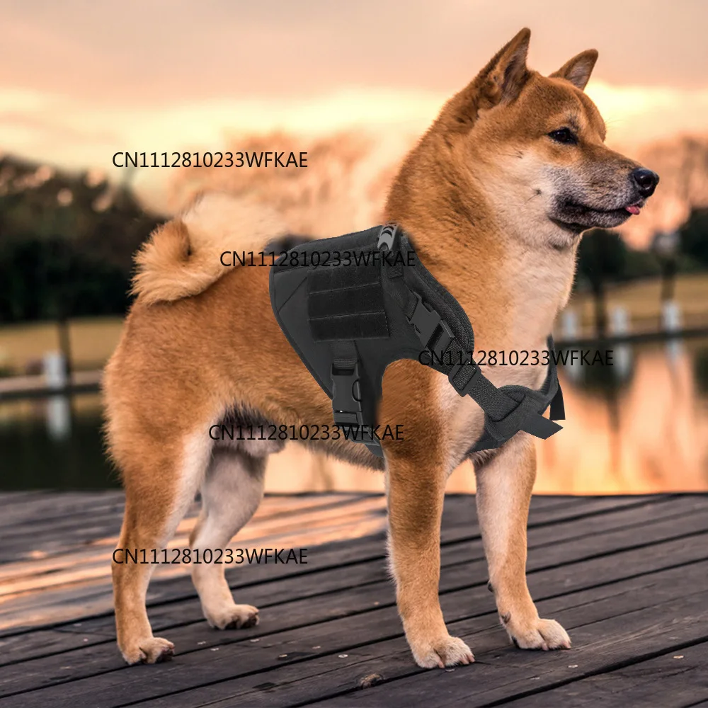 Pet Tactical Vest Riot Traction Okinawa, including dog chest and back suit, strong and durable