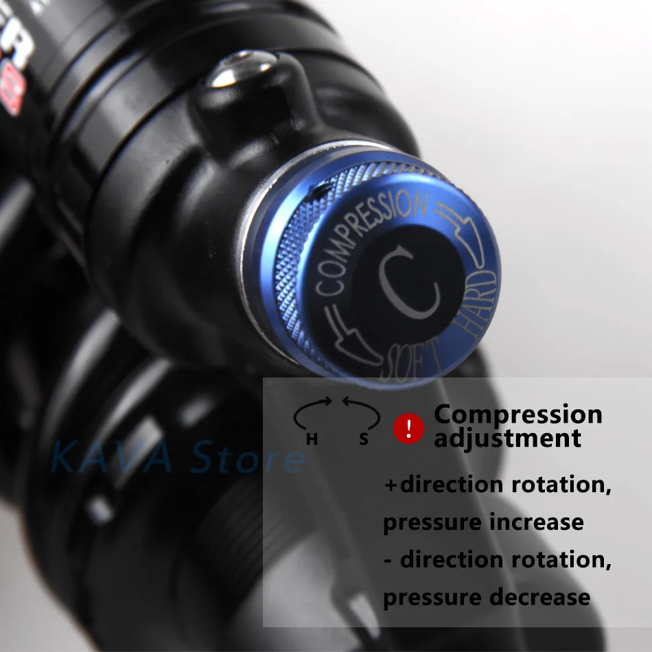 DNM RCP2S Adjustable Air Suspension Bicycle Shock Absorber Mountain Bike Rear Suspension Spring Shock Mtb Downhill DH Rear Shock