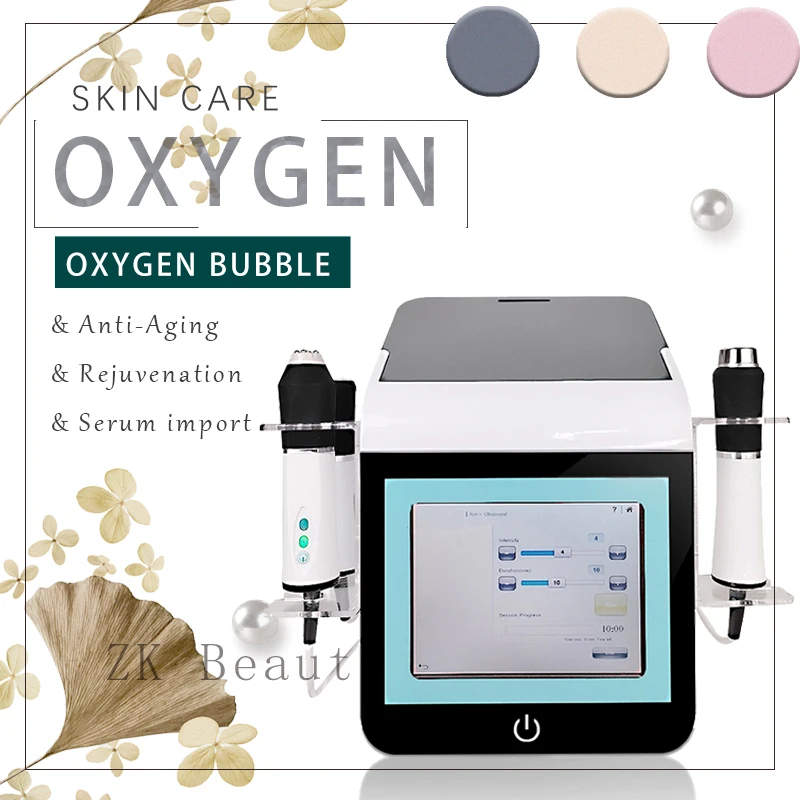 Factory Price CO2 Oxygen Bubble Machine Facial Massage 3 In 1 Oxygenation Rf Therapy Super Facial Whitening Rejuvenation Device