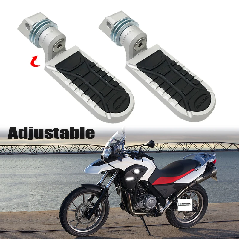 G650GS Adjustable Rear Footrests Passenger Rotatable Foot Pegs Rests For BMW G650 GS G 650GS 2009-2018 2015 2016 2017 Motorcycle