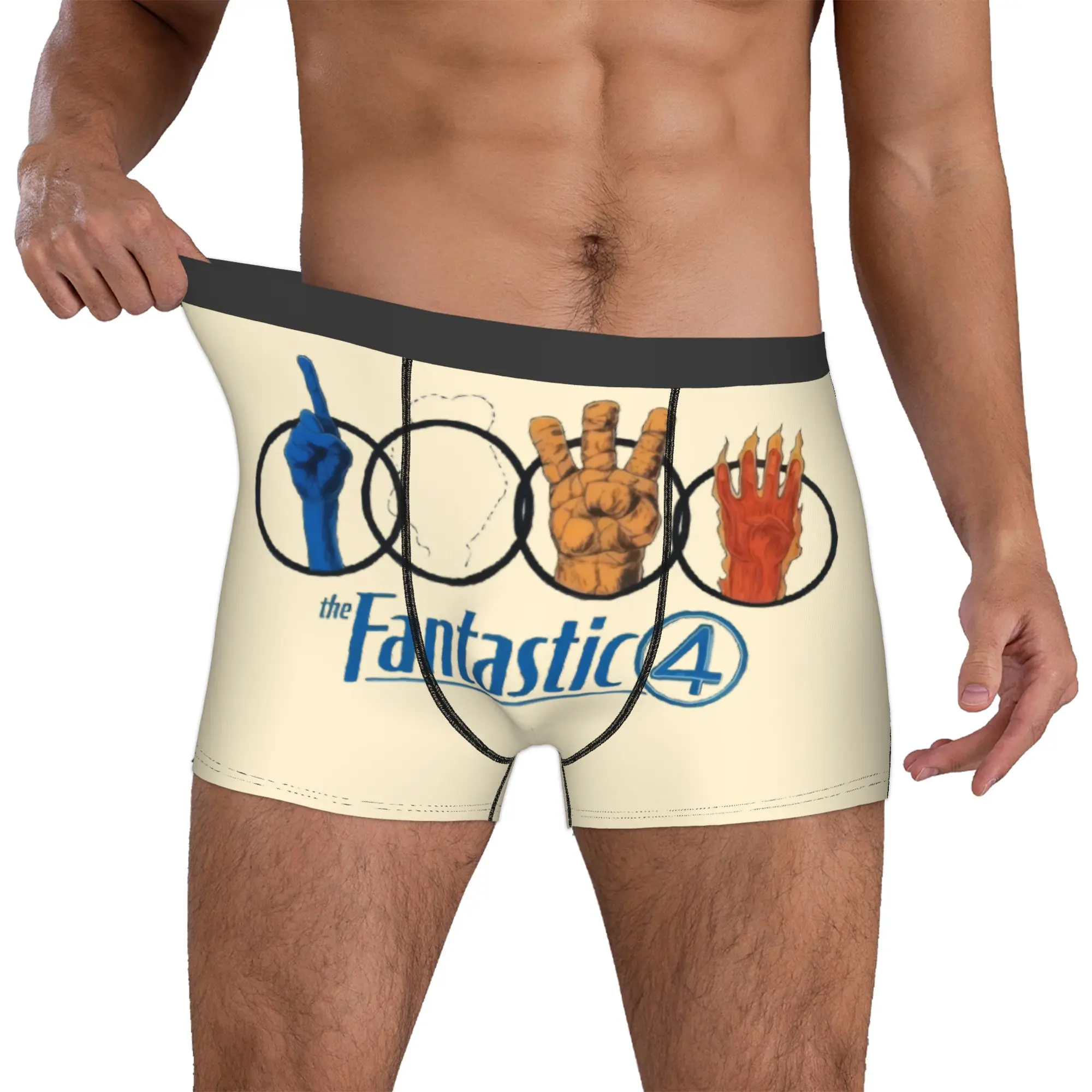 

Custom Fantastics Anime Fours Boxers Shorts Mens Superhero Briefs Underwear Fashion Underpants