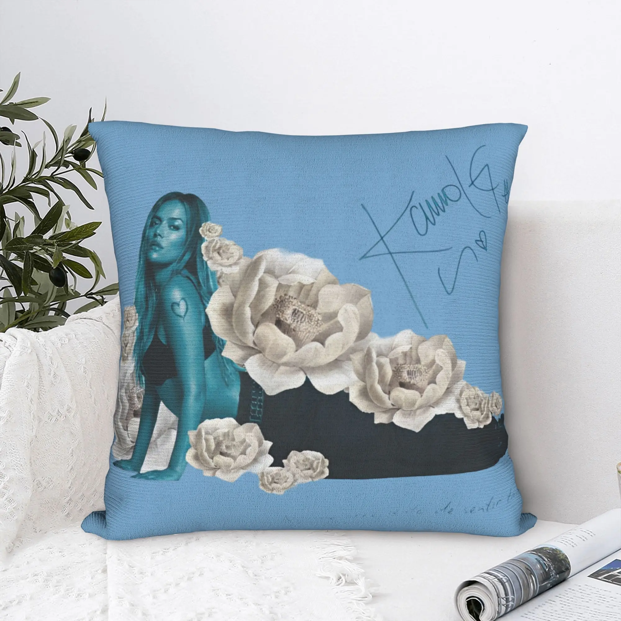 No Me Arrepiento De Sentir Tanto Karols G NMADST  Pillowcase Merch Printed Cushion Cover  Pillow Covers Bedroom