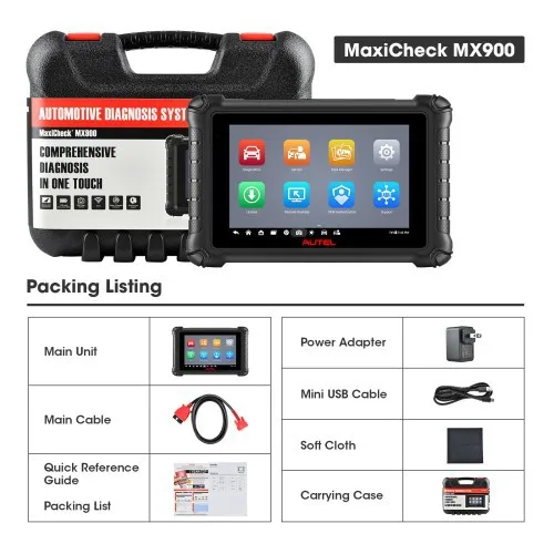 

Suitable for Daotong Autel MaxiCheck MX900 car fault detector detects computer ECU decoding, so clear