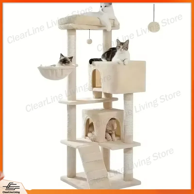 Best Selling Cat Climbing Mat Toys Large Cat Tree Towers High Quality Climbing Frames Indoor Activity Centers Pet Supplies