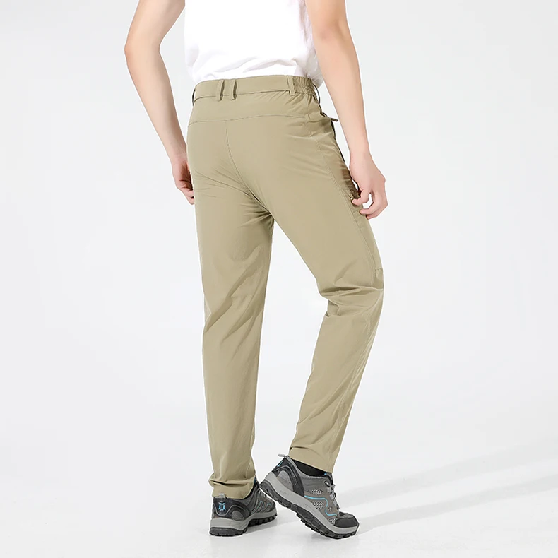 EUMERGX Herren-Sommer-Wanderhose, schnell trocknende, wasserdichte Cargohose, Outdoor-Stretch-Berghose für Camping, Klettern – Detail 28