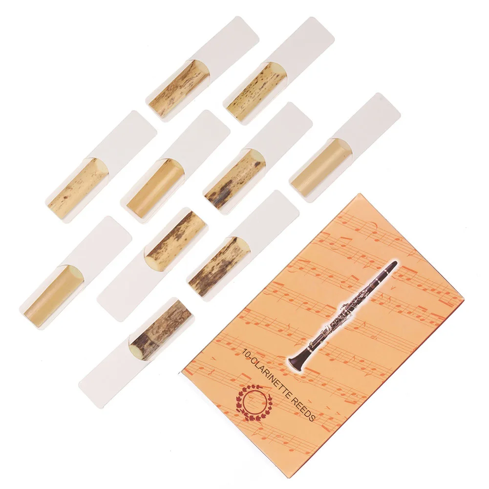 Professional Clarinet Reeds  10 PCS Strength 2 5  Long Lasting Performance  Perfect for Both Beginner and Experienced Players