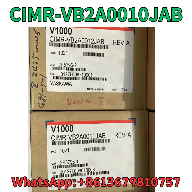 

New Frequency converter CIMR-VB2A0010JAB Fast Shipping