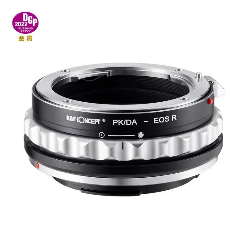 

K&F CONCEPT PK/DA-EOS R PK DA Lens to EOS R RF Mount Camera Adapter Ring For PK DA Mount to Canon EOS R RF R3 RP R5 R6 Camera