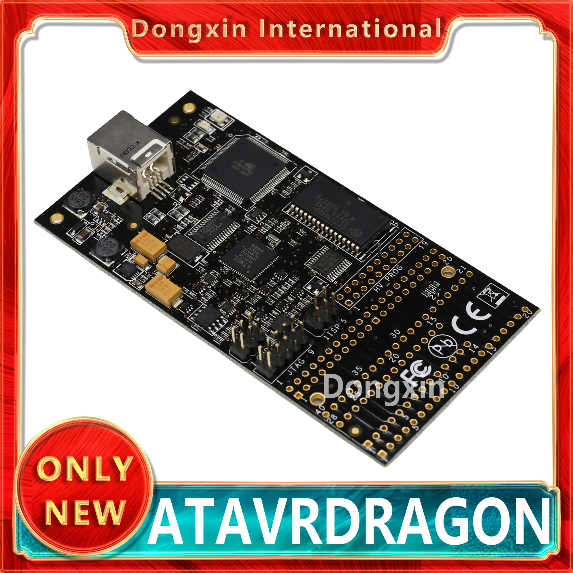 

Official genuine product ATAVRDRAGON ATMEL AVR microcontroller SPI JTAG PDI programming debugging emulator