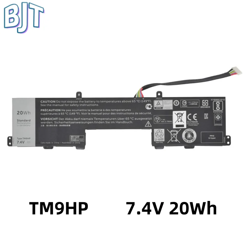 7.4V 20Wh New TM9HP Battery Lithium-ion For Dell Latitude13 7350 J84W0 FRVYX 0FRVYX 2ICP4/55/82 0J84W0 8K1VJ