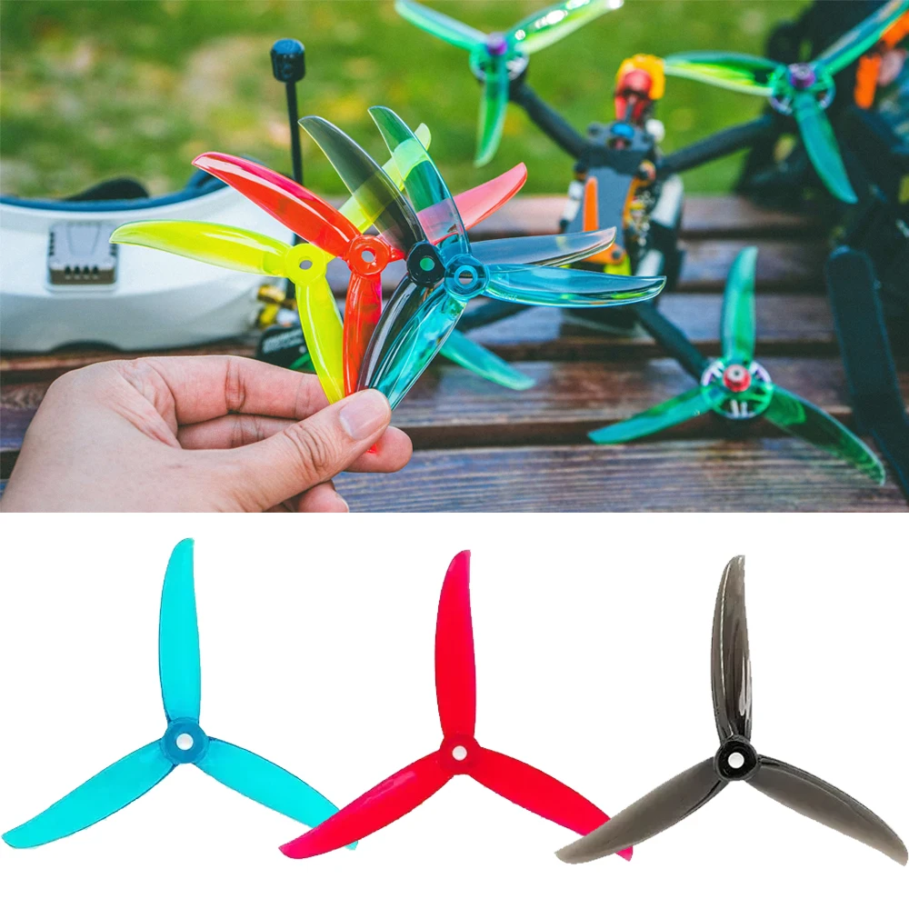 Gemfan Vannystyle Vanover 5136 5.1X3.6X3 3-Blade PC Propeller for FPV Freestyle 5inch Drones DIY Parts